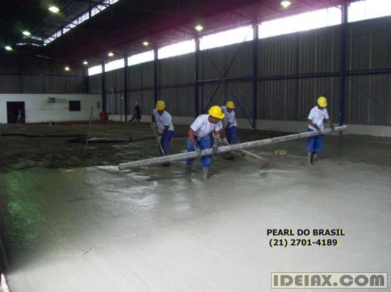 Aplicação De Piso De Concreto Polido
